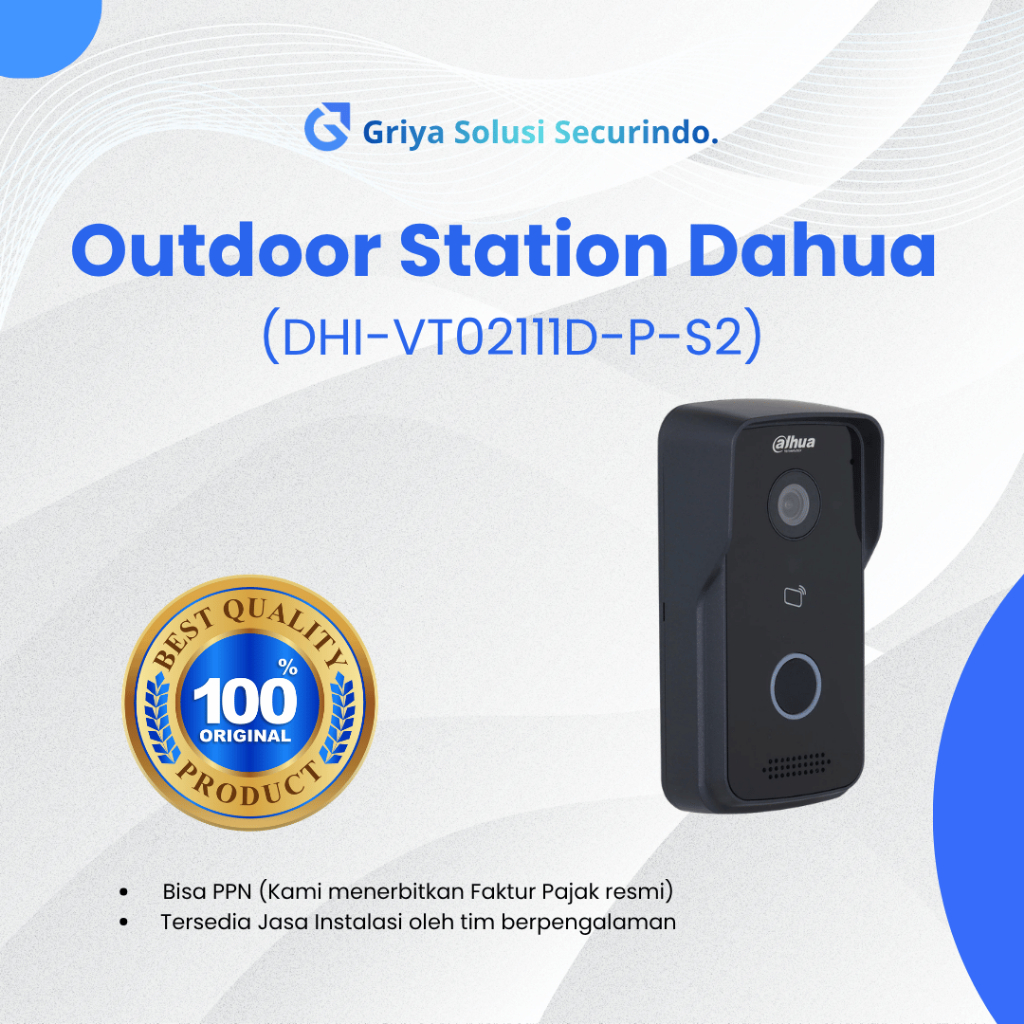 Outdoor Station Dahua (DHI-VT02111D-P-S2)