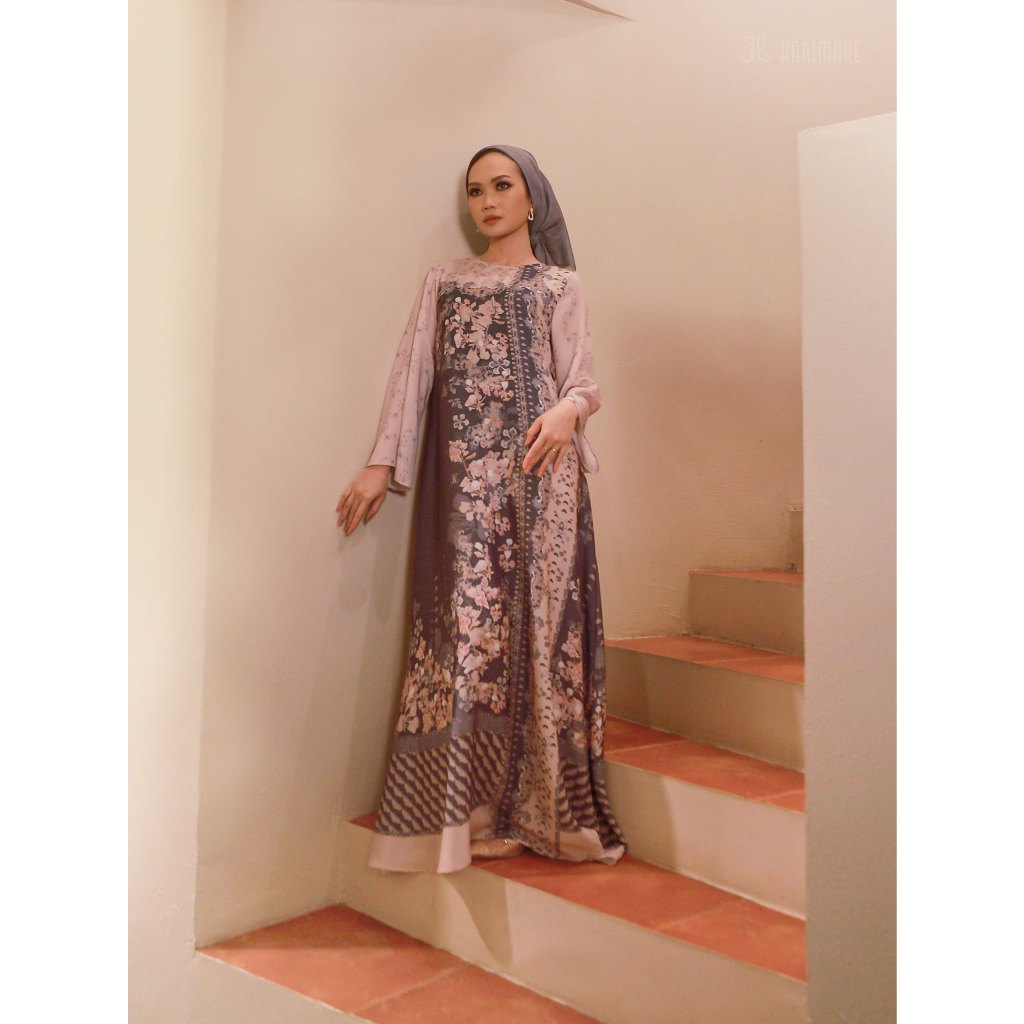 KARIMAKE - Gamis Kusumalarang Dress Motif Premium