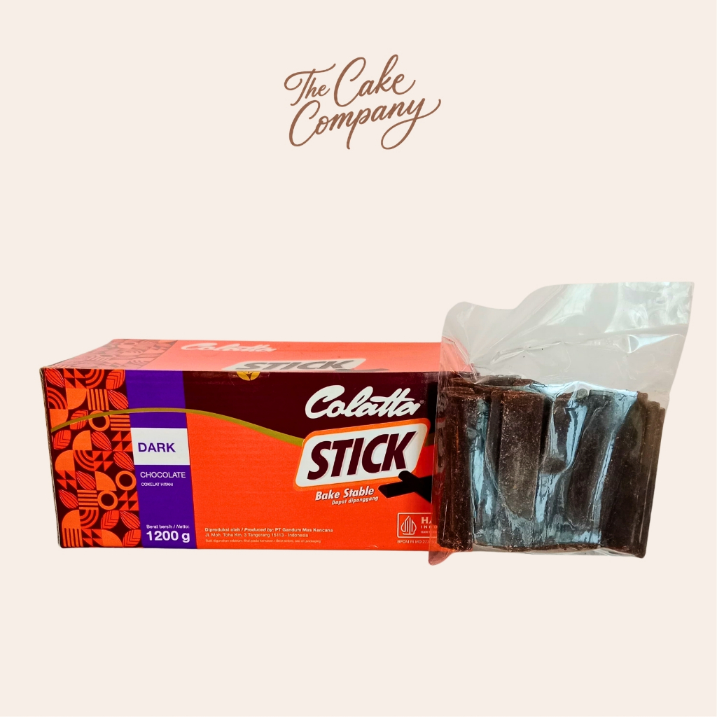 Colatta Stick Couverture - Cokelat Colatta Bake Stable (Repack & Kemasan Asli) Coklat Leleh