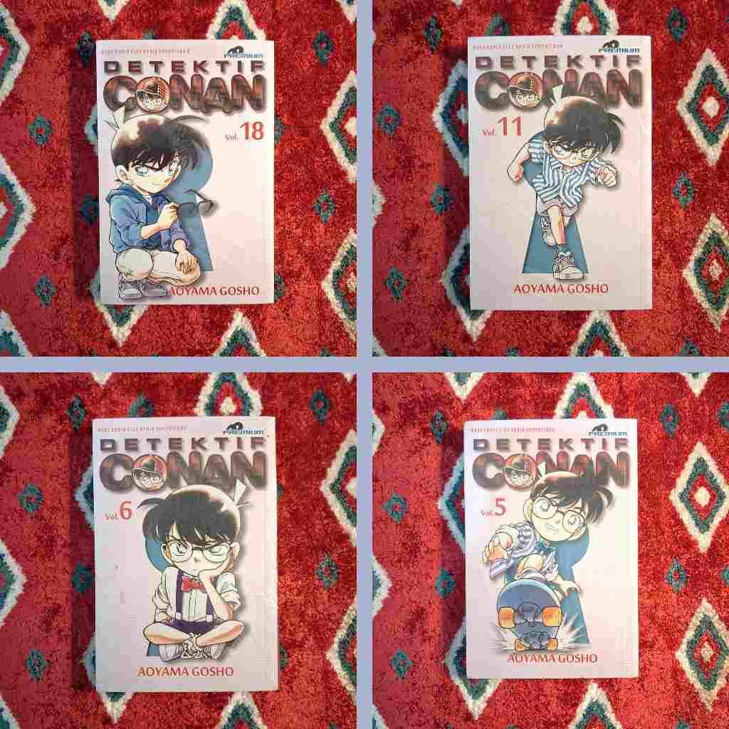 komik detektif conan premium baru, segel, original