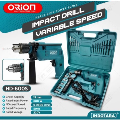 Mesin Bor Impact Drill Listrik Orion - HD600S