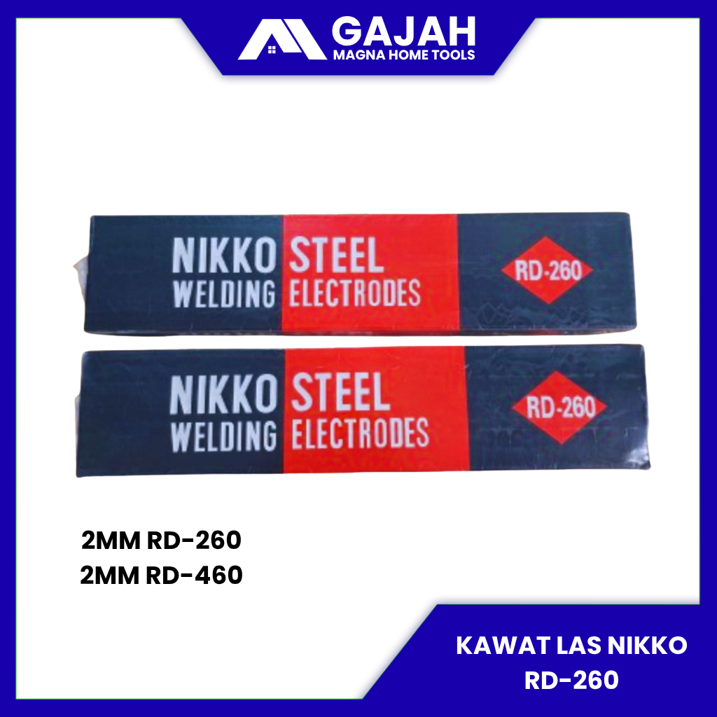 KAWAT LAS LISTRIK NIKKO 2 MM - RD260 1 PAK ISI 2KG