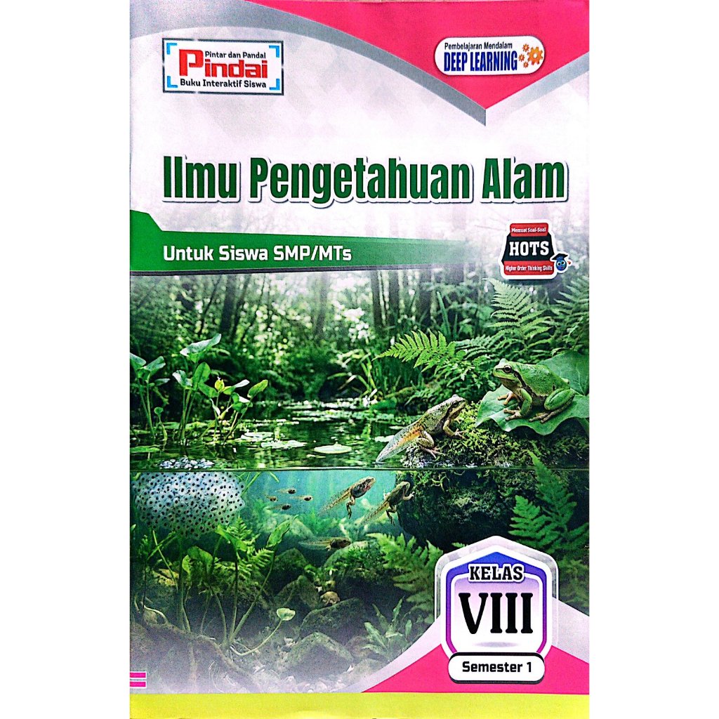 BUKU LKS IPA KELAS 8 SMP/MTS KURIKULUM MERDEKA SEMESTER 1 DEEP LEARNING
