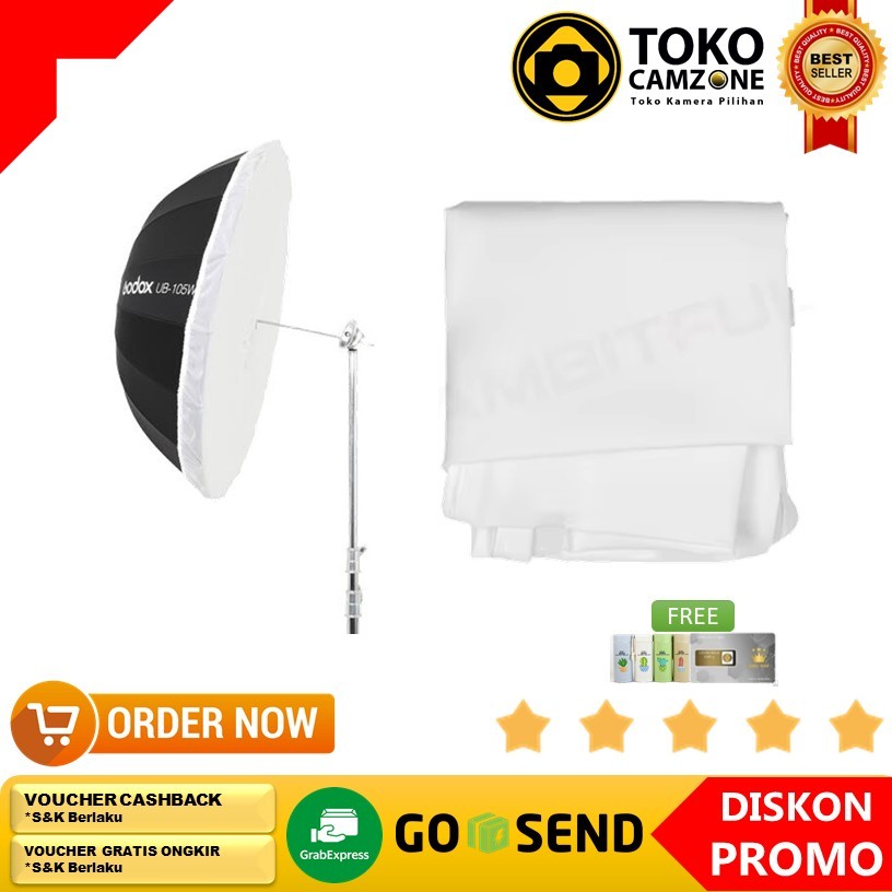 Godox DPU-105T / DPU 130T / DPU 165T Diffuser for Parabolic Umbrella 105cm
