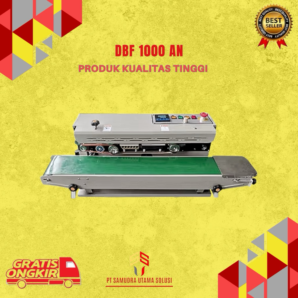 Mesin Continous Band Sealer Nitrogen DBF-1000AN
