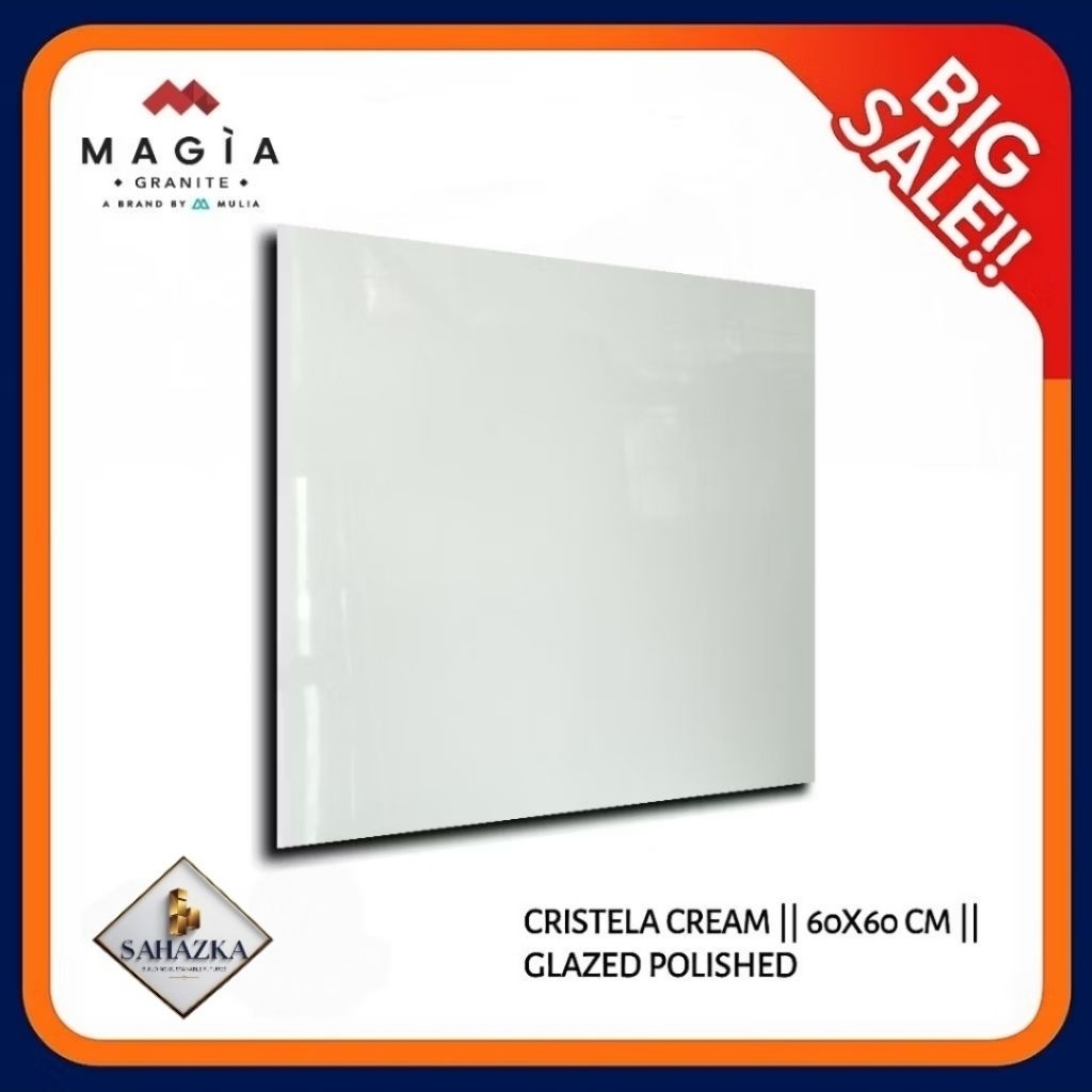 Granit 60x60 Cream Polos Kw1 Glazed Polished | Magia Cristella Cream Kw1