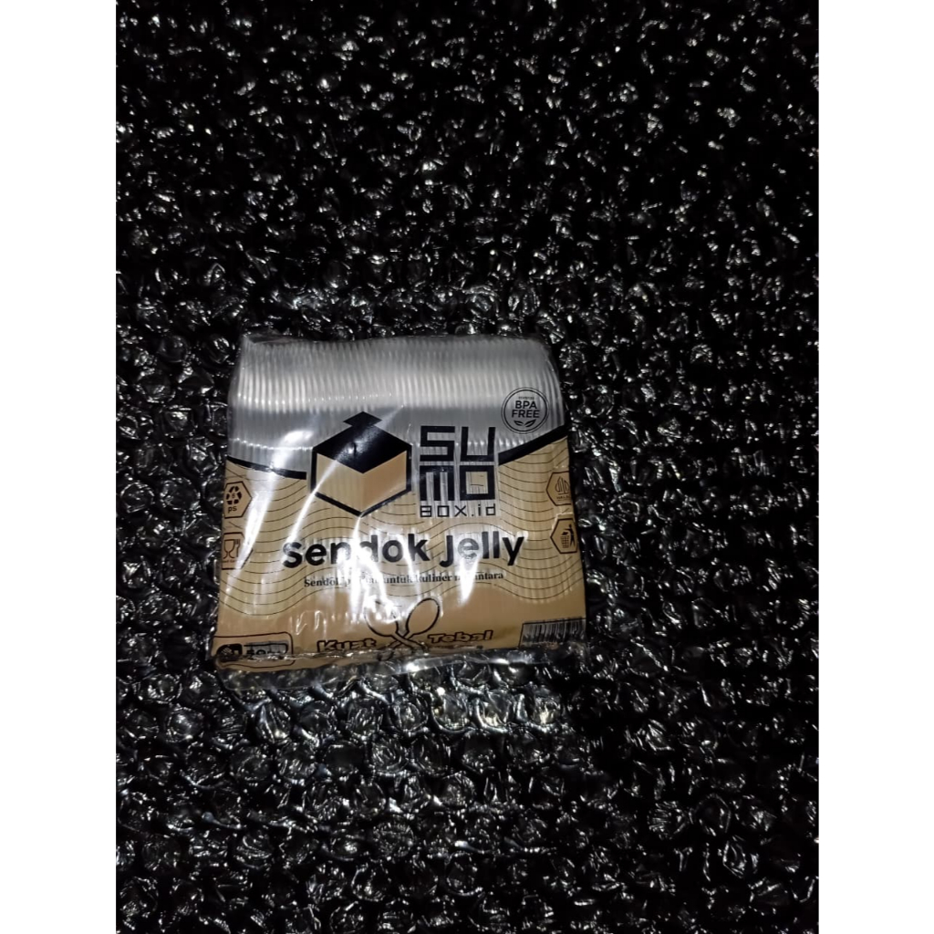 Sendok Jelly/Sendok Jelly Bening/Sendok Agar Bening/Sendok Transparan Isi 50 Pcs