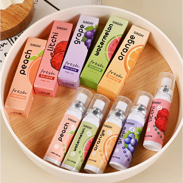 Mouth Spray Fresh Penghilang Bau mulut | Parfum mulut Spray | Nafas segar tidak bau mulut