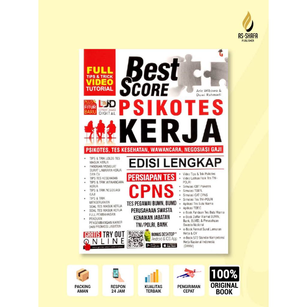 BUKU PSIKOTES | BEST SCORE | BANK SOAL | TOP FOKUS | PANDUAN SUKSES - UPGRADE - PERSIAPAN UJIAN TES 