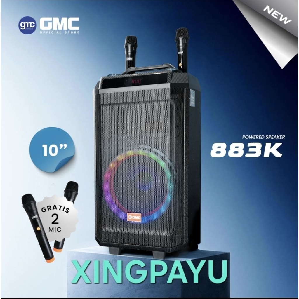 Speaker Portable GMC 10 inch 883K