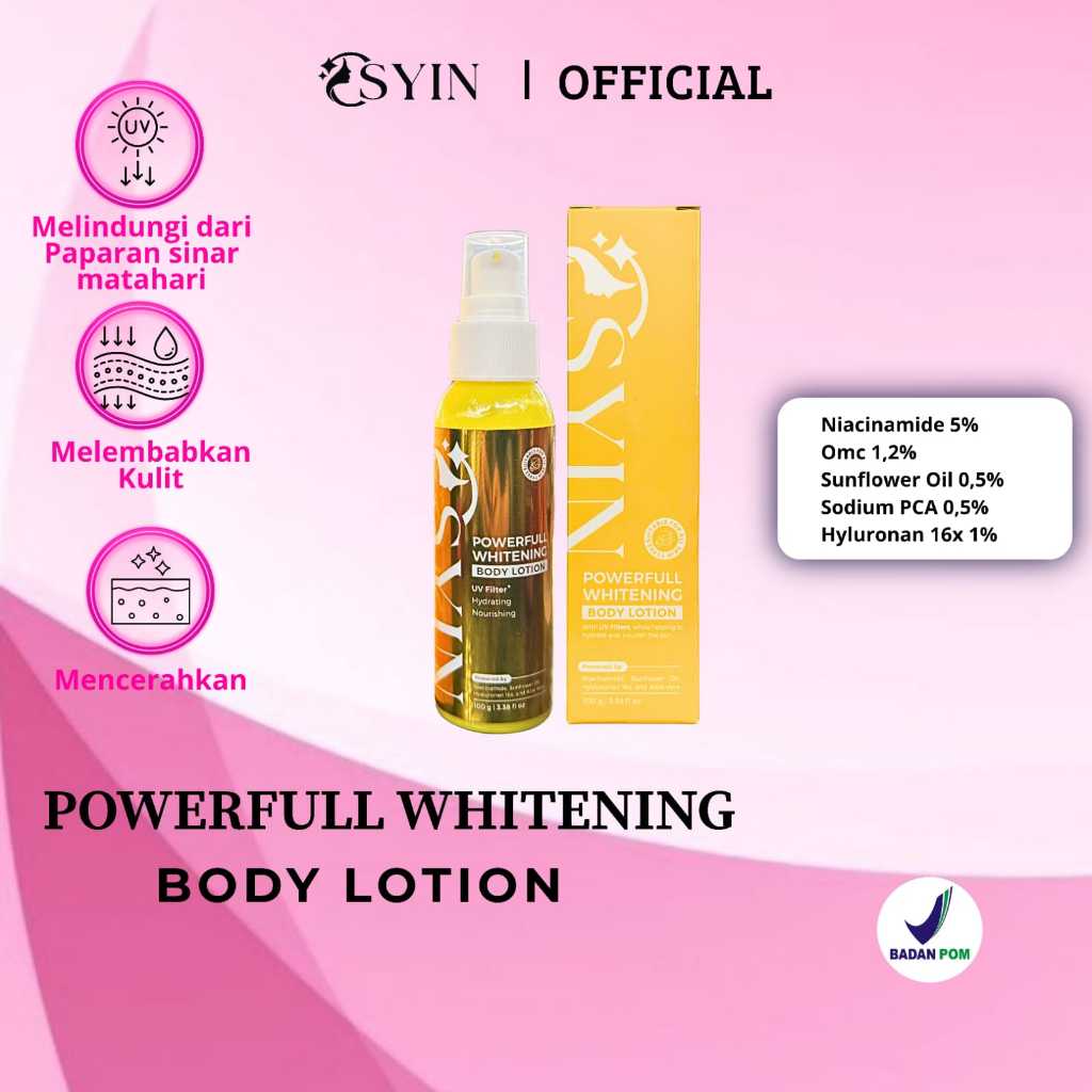 POWERFULL Whitening Body Lotion 100ml Osyin Glow
