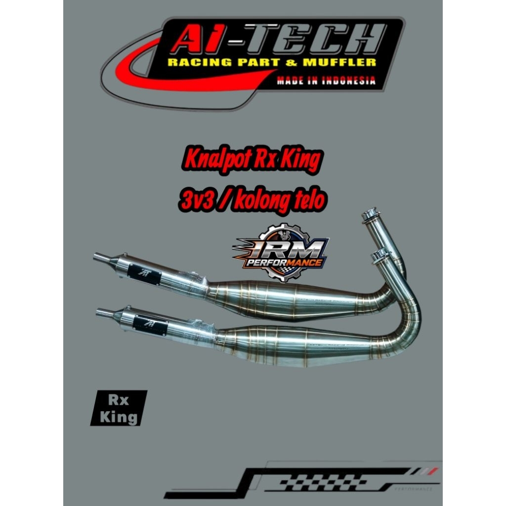 KNALPOT RX-KING AITECH ORIGINAL STAINLES & GALVANIS KNALPOT KOLONG TELO/3v3 RX KING RX K S RACING OR