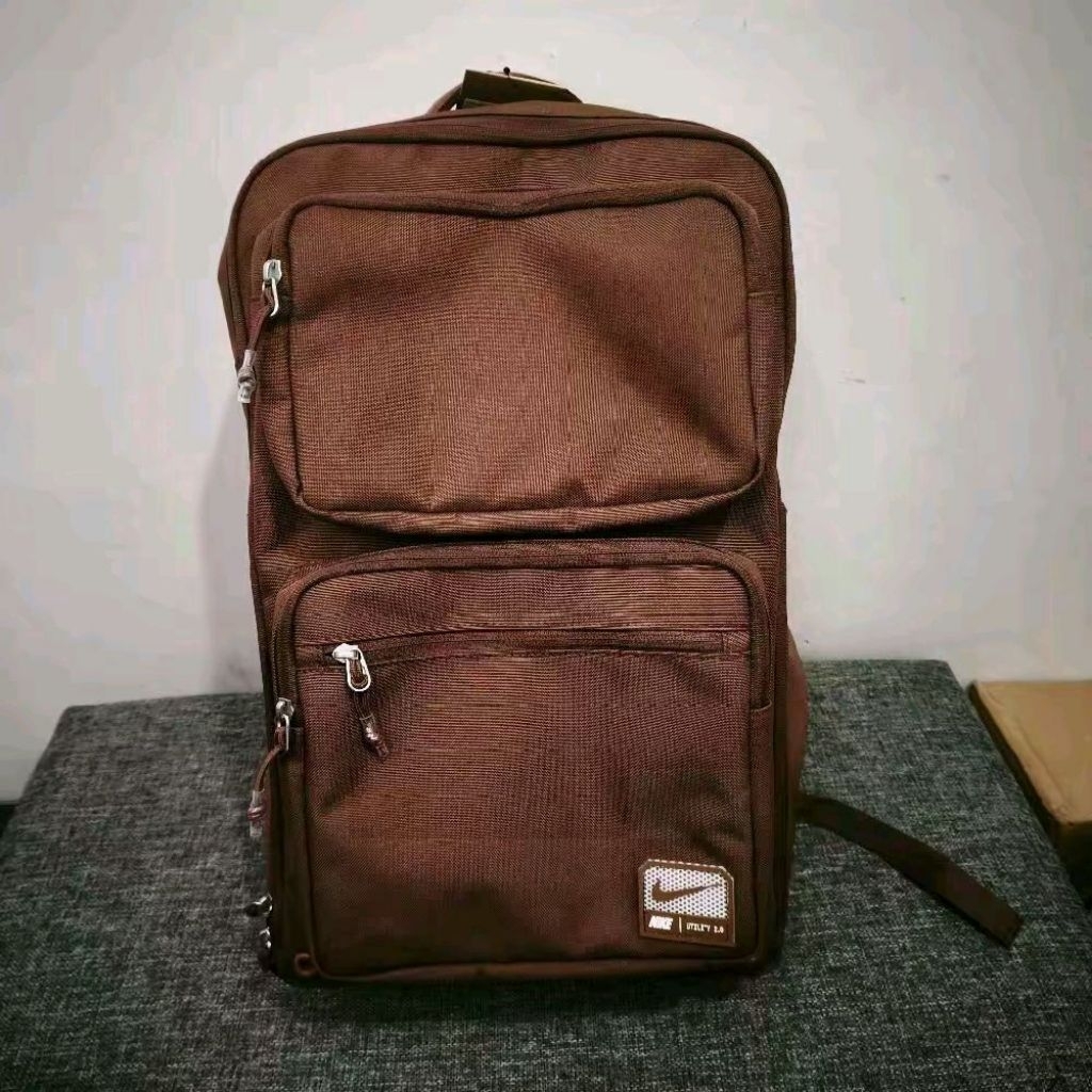 Nike Utility Speed Backpack Brown 27L/ Tas Dijamin original
