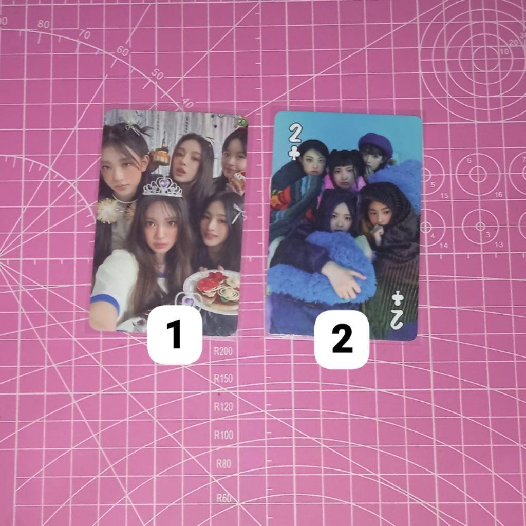 Photocard OFFICIAL group newjeans sg23 & sg24