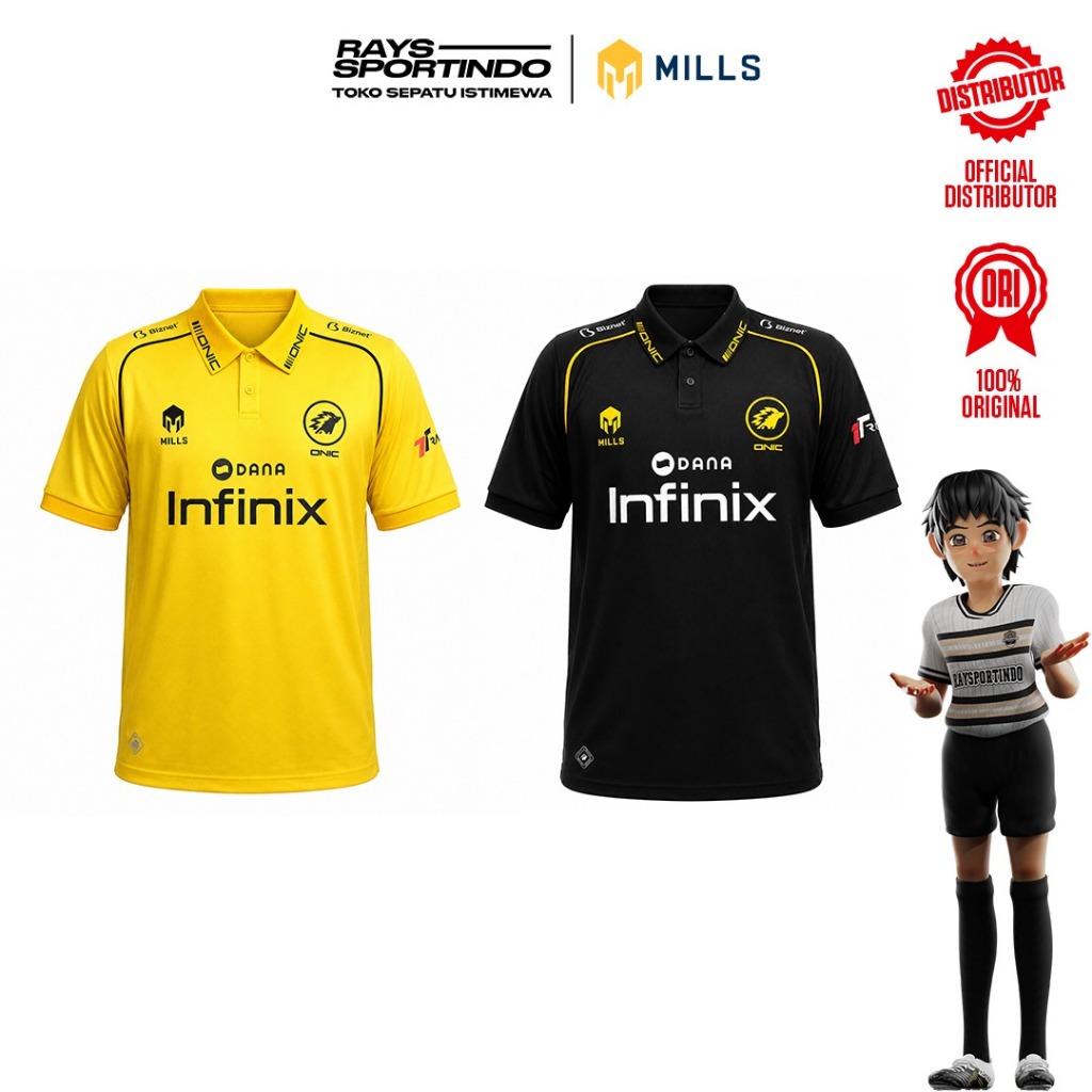 JERSEY MILLS ONIC ESPORT JERSEY S17 PLAYER ISSUE ORIGINAL