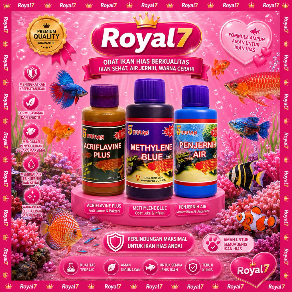 Penjernih Air , Methylene Blue & acriflavine plus 100ml