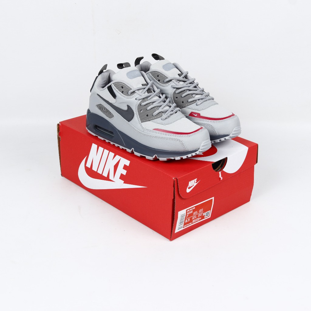 (DBX)Sepatu Sneakers Nike Air Max 90 Surplus Wolf Grey