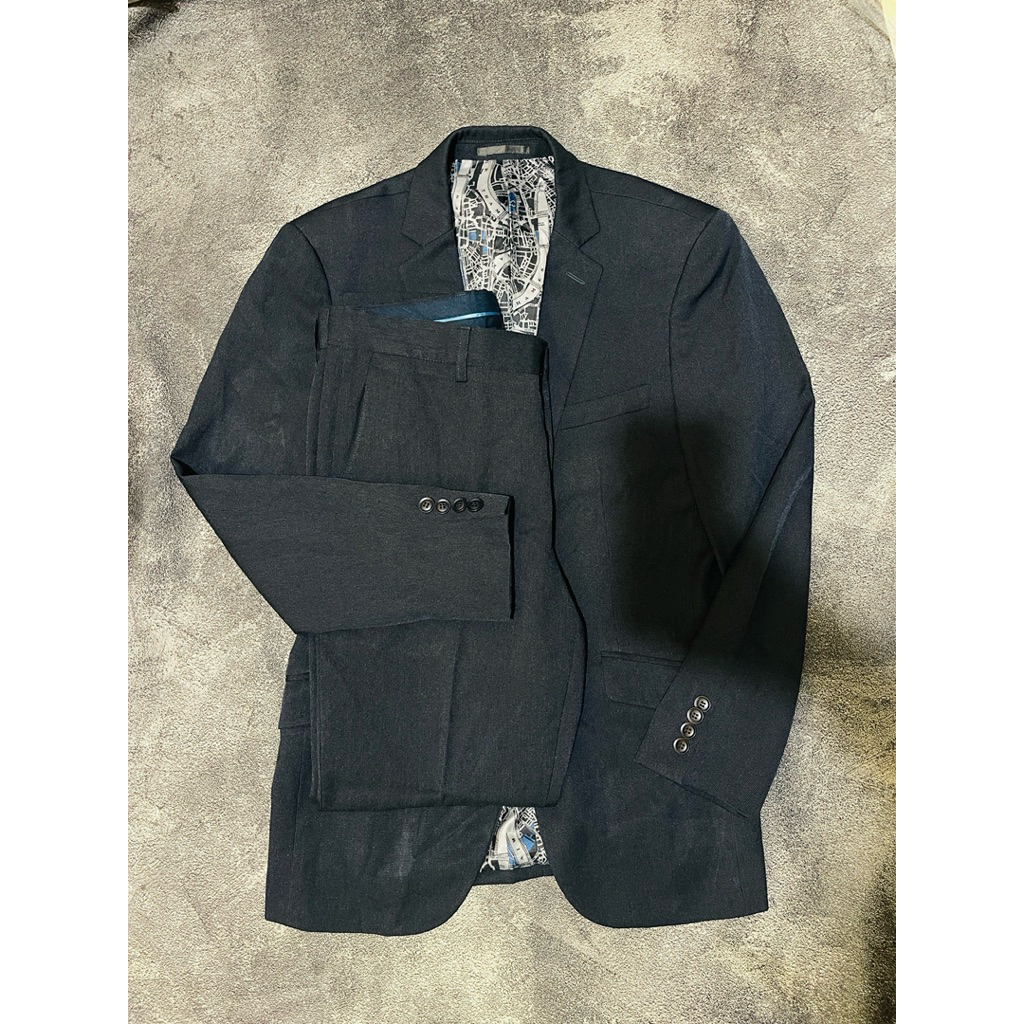 g2000 blazer abu gelap set up stelan  jas   m