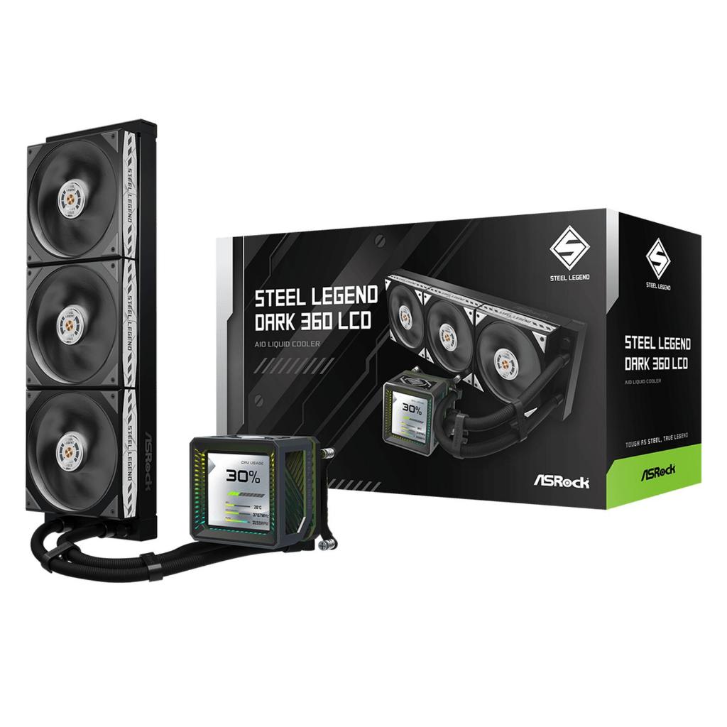 ASRock Steel Legend Dark 360 LCD