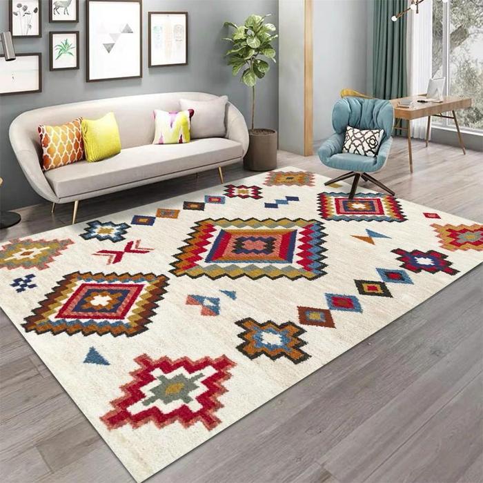 Karpet Ambal Lantai Permadani Klasik 100 x 150 Cm - Ambal Lantai Minimalis Anti Slip 150 x 100 Cm
