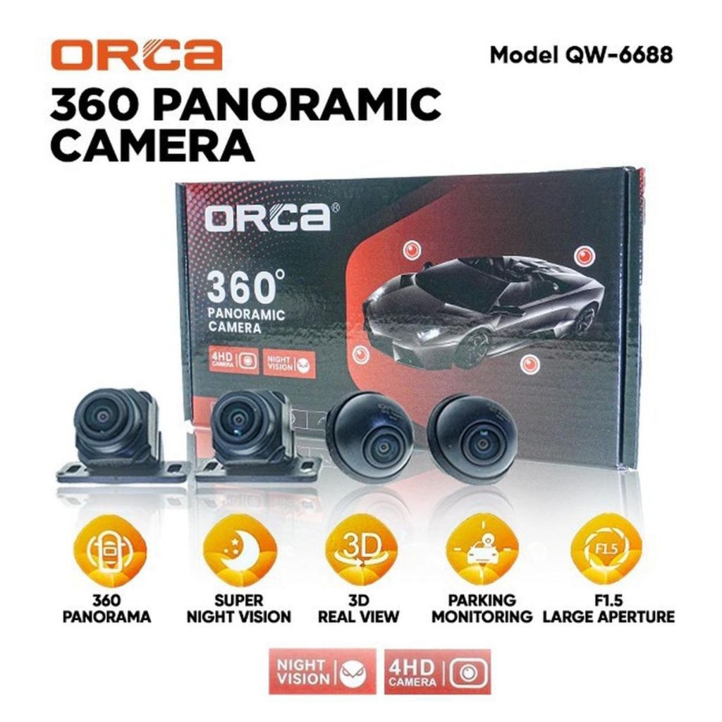 kamera 360 orca QW-6688/camera panoramic 360 mobil orca QW-6688