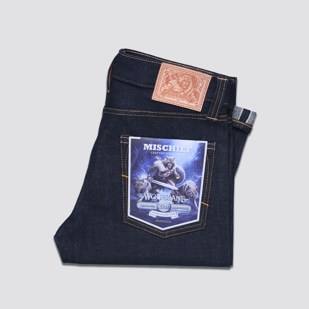 Mischief Denim - WOLFSBANE ST - 001 15oz - Selvedge Denim