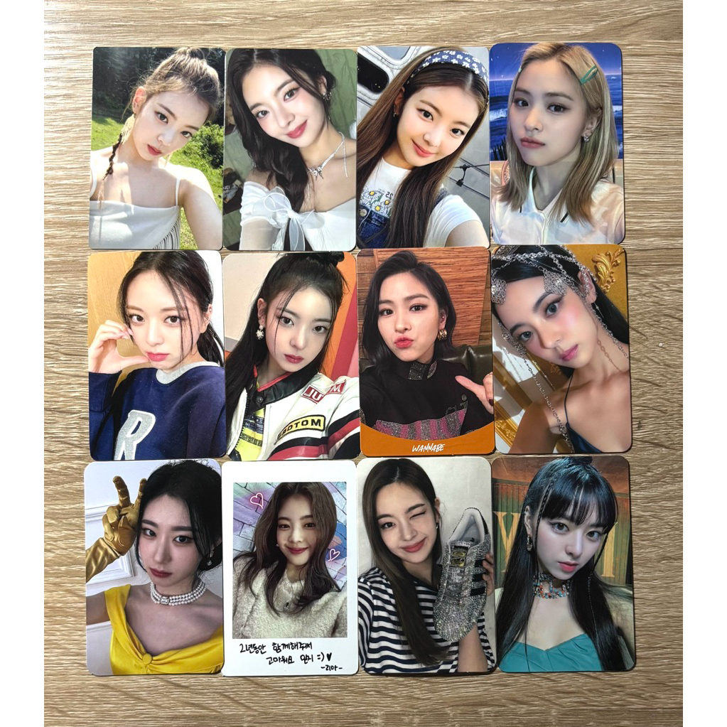 Photocard PC Yeji Lia Ryujin Yuna Chaeryeong ITZY Sneakers Checkmate Cheshire Kill My Doubt Cake POB