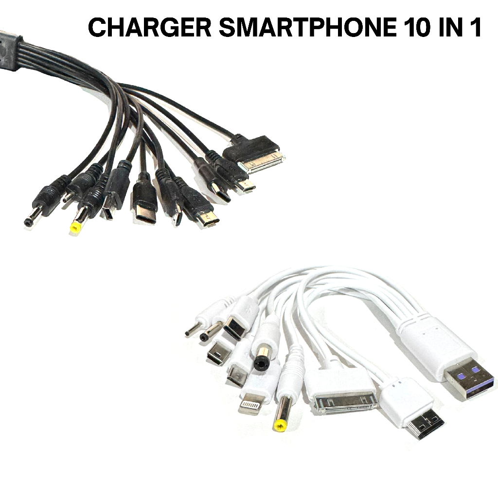 10 in 1 Kabel Data Cumi USB / Kabel Charger Cumi Multifungsi USB 10in1