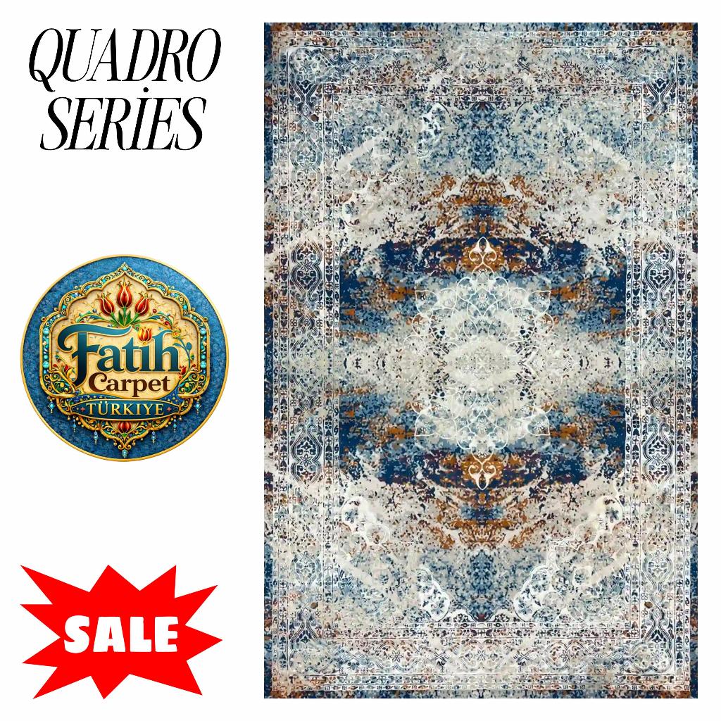 Karpet Minimalis Quadro Import Turki - 8803C