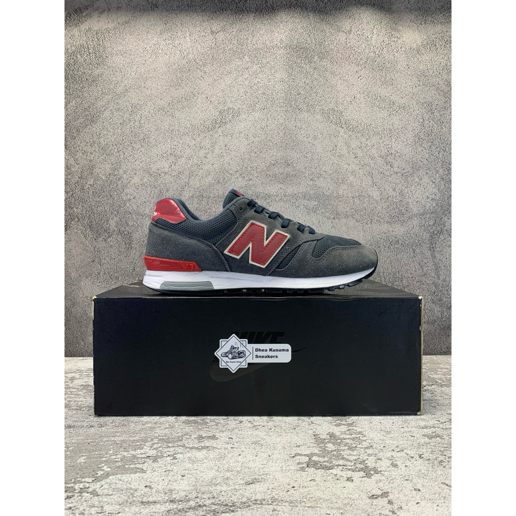 Sepatu Second New Balance 565 Blue/ 'Red' Size 40 insole 25 cm Original