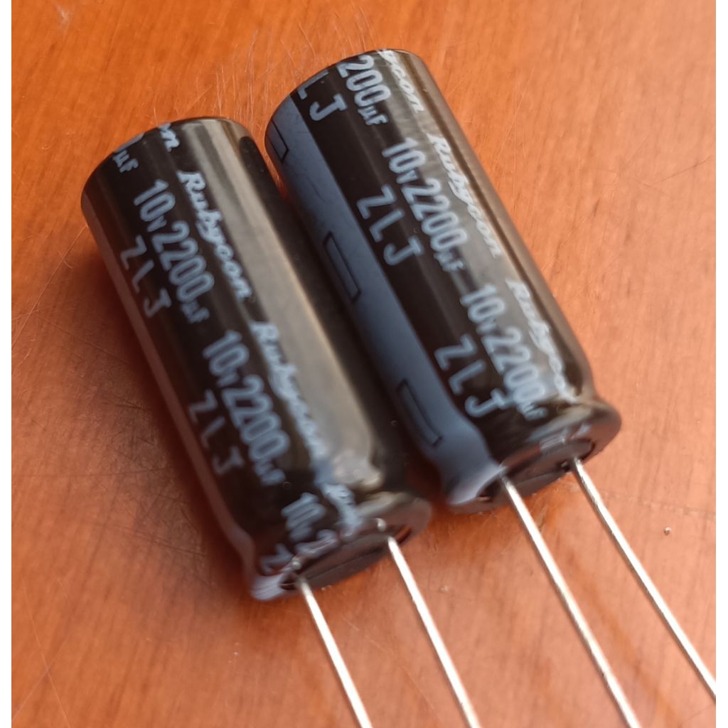ELCO BARU 10V 2200UF MEREK RUBYCON