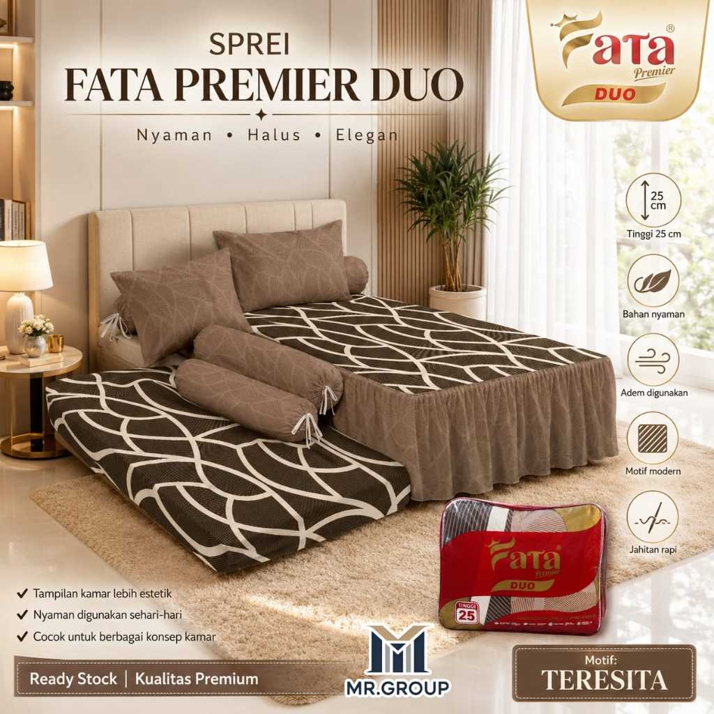 MR.GROUP - FATA SPREI SORONG 2IN1 120X200 - SPREI FATA DUO 120X200 - SPREI RUMBAY FATA 120X200