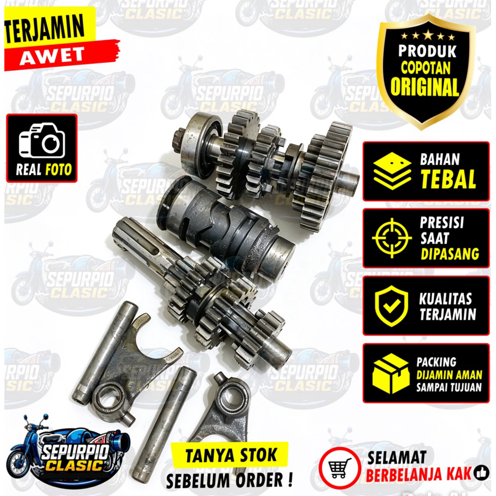 gigi rasio rc100 bravo sprinter transmisi rc100 bravo sprinter ori
