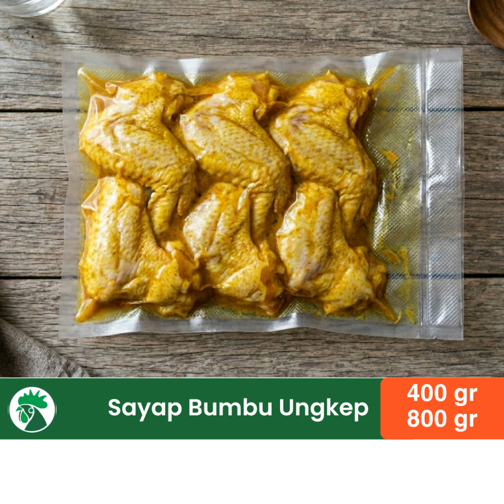 Sayap Ayam Ungkep | Sayap Ayam Bumbu Kuning | Sayap Ayam Tinggal Goreng