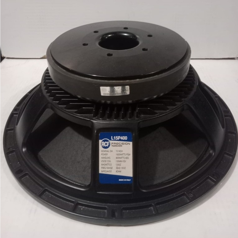 Speaker Komponen RCF15Inch//L15P400 Dengan power 1600 Wat Voice Coil 100mm KSV, Original Italy