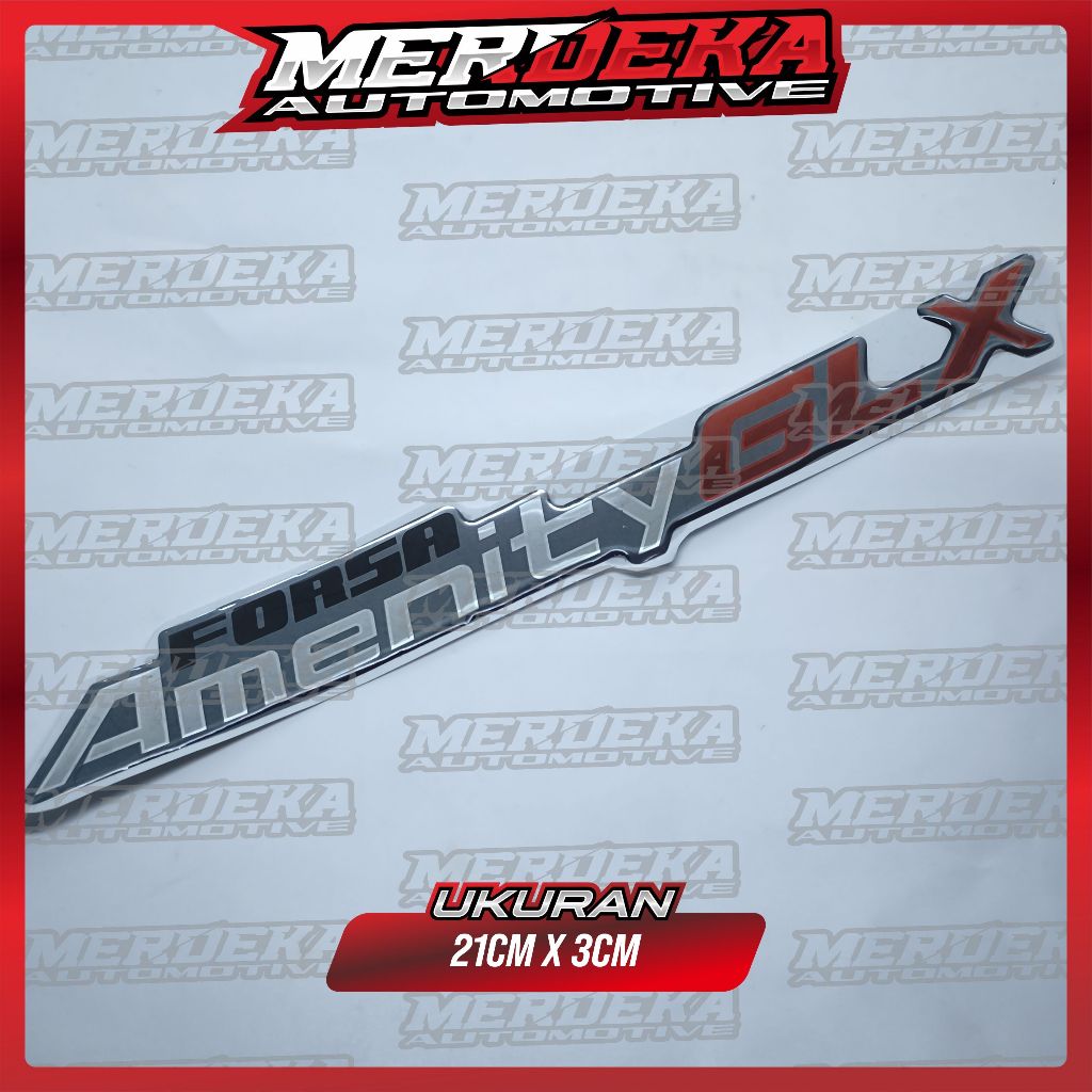 emblem timbul suzuki amenity / emblem bagasi suzuki amenity
