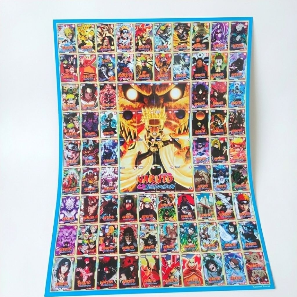 gambar poster adu gepok kecil isi 100 / mainan kartu / mainan anak / kartu gepok / umbul umbulan