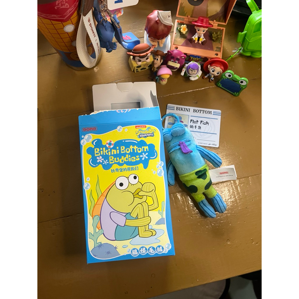 Blind Box Spongebob Flat Fish Preloved