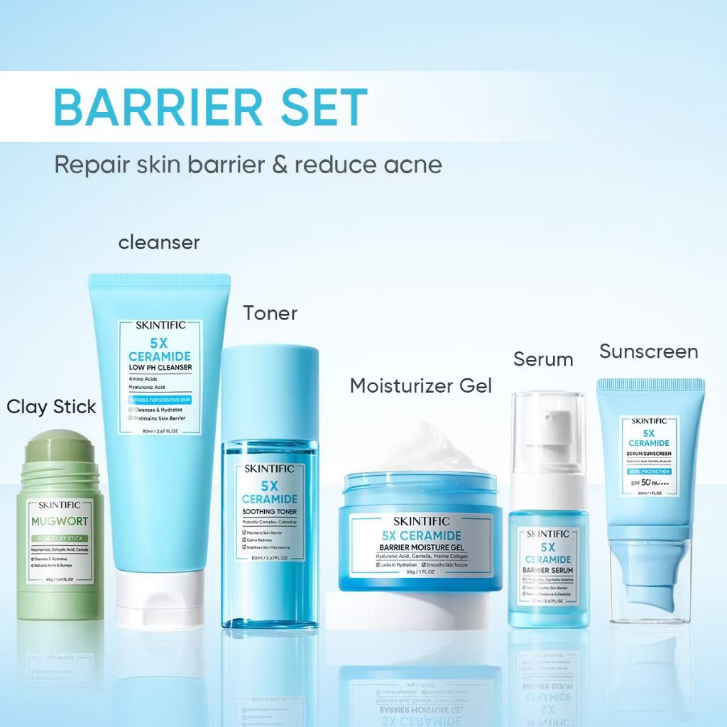 ( PAKET LENGKAP ) SKINTIFIC SKINCARE 3 VARIAN 6 PCS