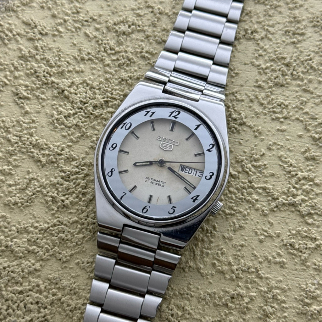 Arloji Jam tangan Seiko 5 Spesial 7s26c Military Second Peloved