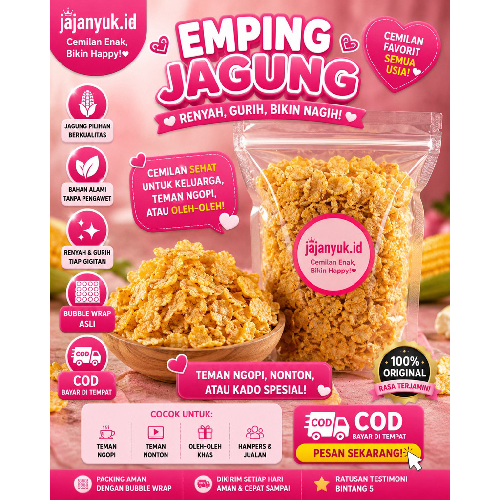 EMPING JAGUNG KILOAN ENAK DAN RENYAH