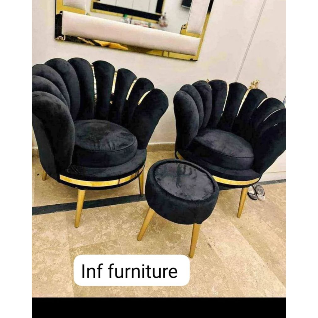 sofa Kerang bludru cantik premium