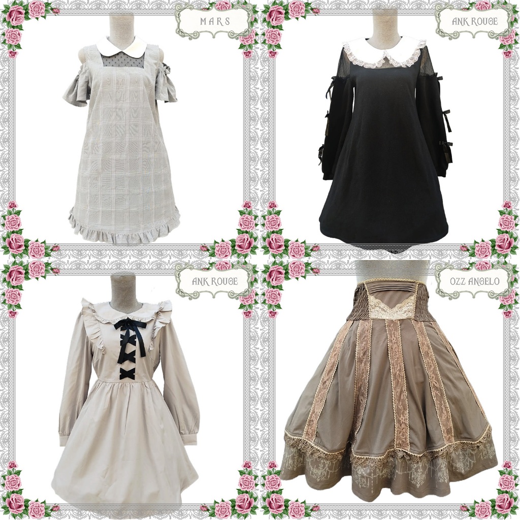 READY 243_DRESS KAWAII PREMIUM ANK ROUGE , MARS, OZZ ANGELO