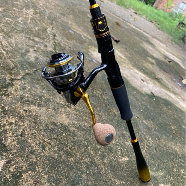 set reel zorro ryu 800 power handle&joran puji beatrix ruby medium solid