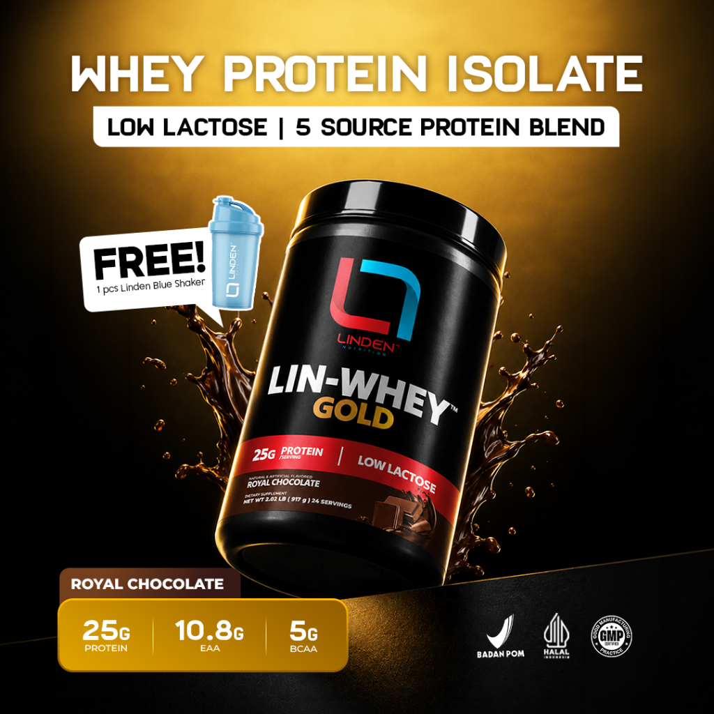 Linden LIN-WHEY Gold Protein Isolate 2 lb - susu lin whey low lactose import US Bodyfitstation