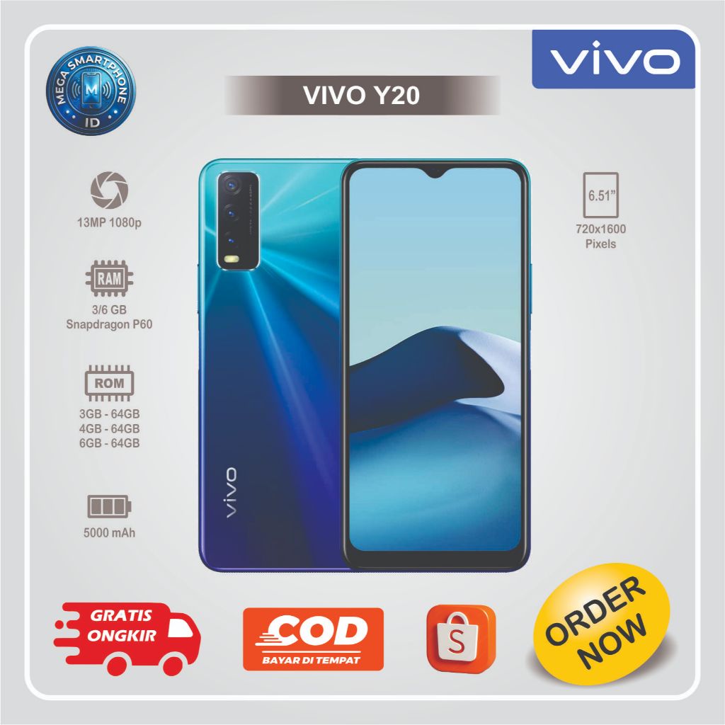 VIVO Y20 | HP Second batangan