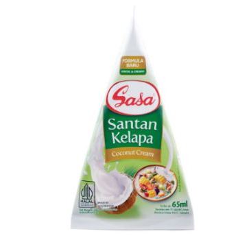 Santan Kelapa Cair Sasa 65ml/ Santan Sasa/ Sasa Santan/ Santan cair/ Santan Segiitga