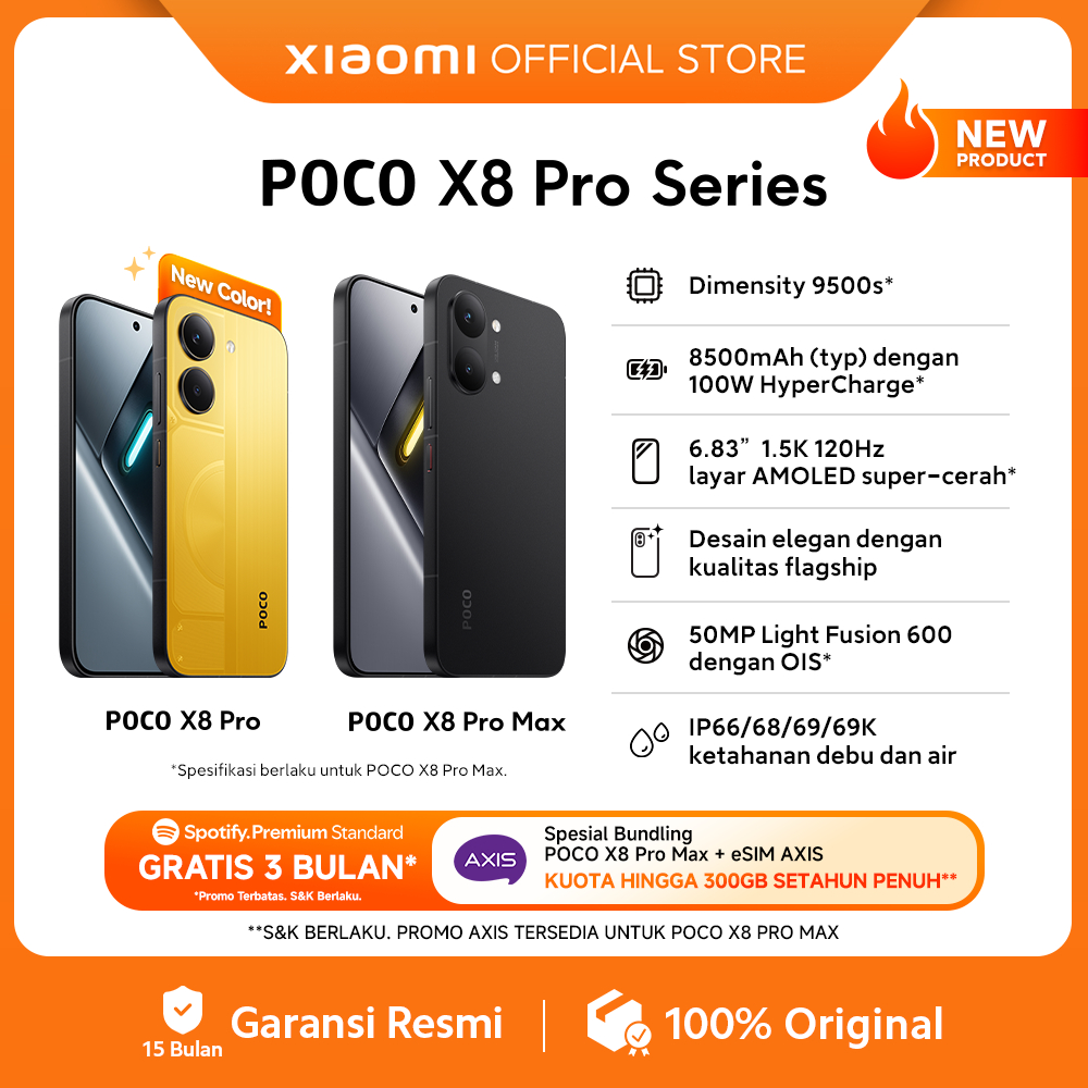 POCO X8 Pro Series | POCO X8 Pro Max (12GB/512GB)  (12GB+256GB) | POCO X8 Pro (12GB+512GB) (8GB+512G