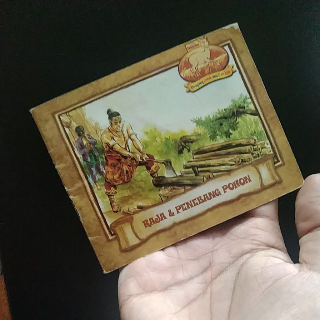 KOMIK DONGENG DANCOW RAJA DAN PENEBANG POHON .