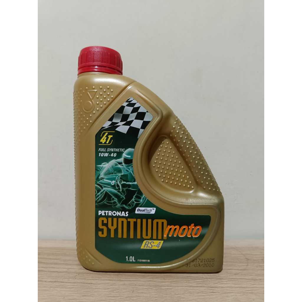 Petronas Syntium Moto 10W-40 4T RS4 Full Synthetic Ester oli 10w40